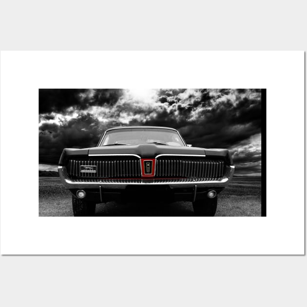 1968 Ford Mercury Cougar Wall Art by hottehue